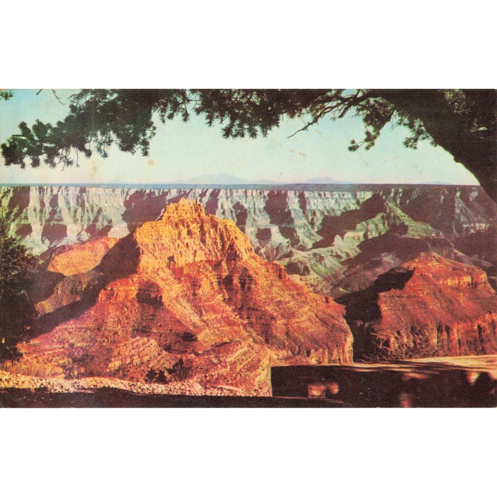 Vintage 1961 Grand Canyon North Rim Vishnu Temple Postcard Josef Muench K506 - Picture 1 of 2